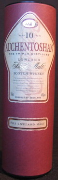 Auchentoshan
aged 10 years
the triple distilled
lowland single malt scotch whisky
40%