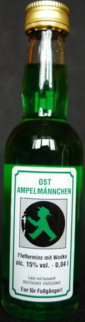Ost Ampelmännchen
grün
Pfefferminz mit Wodka
15%