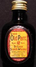 Grand Old Parr
de luxe scotch whisky
43%
aged 12 years