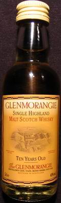 Glenmorangie
single highland malt scotch whisky
ten years old
Distillery Coy, Tain, Ross-Shire
40%
