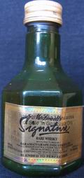 McDowells Signature
rare whisky
Baramati Grape Industries Ltd.
product of India
blended to perfection
42,8%
