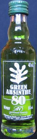 Green absinthe
80
Antonio Nadal Destilleries
Tunel 1898
80%