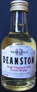 Deanston
12 years old
Single Highland Malt Scotch Whisky
Deanston Distillery Doune, Perthshire
Burn Stewart Distillers
40%