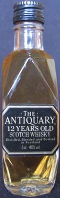 The Antiquary
12 years old
scotch whisky
J&W Hardie Ltd.
40%