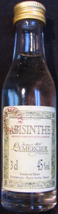 Abisinthe
spiritueux a base de plantes d`absinthe
Lemercier
45%