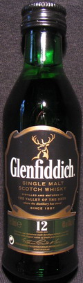 Glenfiddich
single malt scotch whisky
12 years old
40%