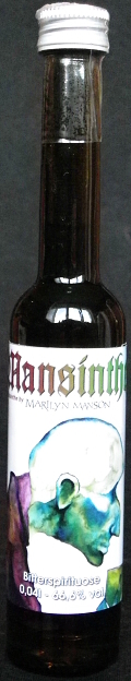 Mansinthe
absinthe by Marilyn Manson
bitterspirituose
Oliver Matter AG, Kallnach
66,6