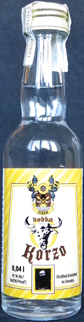Korzo
Zizak
vodka
distilled & bottled in Slovakia
Fine Destillery Slovakia s.r.o., Veľké Zálužie
45%