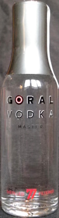 Goral
vodka
Master
distilled 7
7 filtered
GAS Familia, Stará Ľubovňa
product of Slovak Republic
40%
