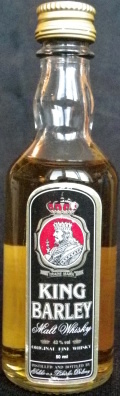 King Barley
malt whisky
original fine whisky
distilled and bottled by
Seliko a.s., Likérka Dolany
43%