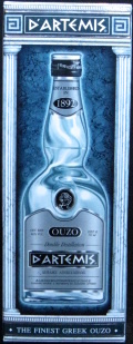 D`Artemis
established in 1892
ouzo
double distillation 100%
the finest greek ouzo
D`Artemis Distillery
black
46%
