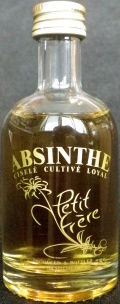 Absinthe
ciselé cultivé loyal
Petit frére
produced & bottled
by L'or special drinks
58%