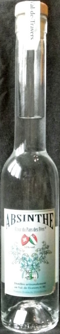 Absinthe
Elixir du Pays des Fées
Distillée artisanalement au Val-de-Travers (CH)
Apéritif amer
55%
(20 cl)