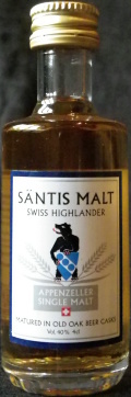 Säntis malt
swiss highlander
appenzeller
single malt
matured in old oak beer casks
edition Säntis
Brauerei Locher AG, Appenzell
40%
(4cl)