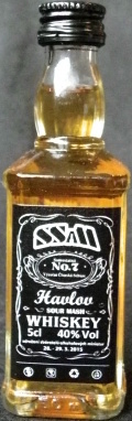 SSaM
Samostatná
No. 7
Výroční Členská Schůze
Havlov
Sour mash
Whiskey
sdružení sběratelů alkoholových miniatur
28.-29.3.2015
Jack Daniel`s
Old
No. 7
Brand
Tennessee
40%
(predná strana)