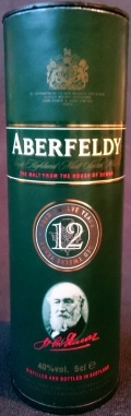 Aberfeldy
Single Highland Malt Scotch Whisky
The malt from The House of Dewar
aged twelve years
12
John Dewar & Sons Limited, Aberfeldy Distillery
Aberfeldy, Perthshire, Scotland
40%