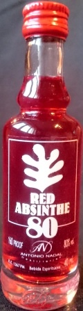 Red absinthe
80
Antonio Nadal Destilleries
Bebida Espirituosa
AN
1898
80%