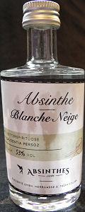 Absinthe
Blanche Neige
bitter spirit / bitterspirituose
distilled by Gaudentia Persoz
Switzerland
absinthes.com
53%