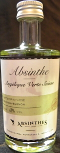 Absinthe
Angélique Verte Suisse
bitter spirit / bitterspirituose
distilled by Artemisia - Bugnon
Switzerland
absinthes.com
68%