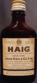 Haig scotch whisky