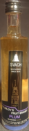 Slivovice zlatá
Svach
destilérka
since 2015
Gold
Krumlov`s fruit brandy
Plum
Waxwing s.r.o., Mirkovice
43%