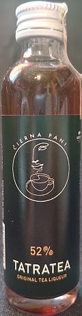 Čierna pani
Tatratea
original tea liqueur
Likér
Karloff s.r.o., Kežmarok
Made in Slovakia
52%
