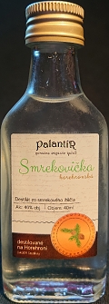 Smrekovička
horehronská
Palantír
genuine organic spirit
Destilát zo smrekového ihličia
destilované na Horehroní
Saber Distillery
výrobca: Beáta Janštová, Brezno
40%