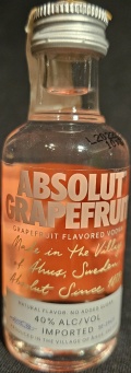 Absolut Grapefruit
minibottles 113