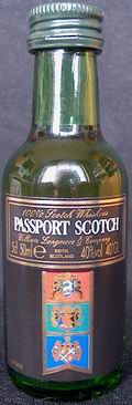 Passport Scotch
100% scotch whiskies
40%