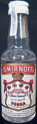 Smirnoff
vodka 40%