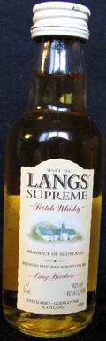 Langs supreme
scotch whisky
distillery Glengoyne
40%
