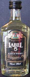 Label 5
classic black
finest blended scotch whisky
40%